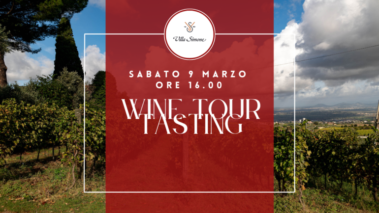 Wine Tour Tasting – Sabato 9 Marzo🍷