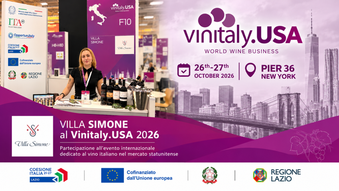 Villa Simone a Vinitaly.USA 2026 – New York🍷🗽